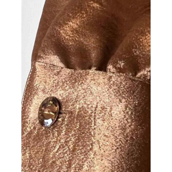 SUSAN GRAVER Bronze Plus Sz 2X Stretchy Lacy Cami & Tunic Shirt 2 pc Set NEW NWT - Picture 3 of 8